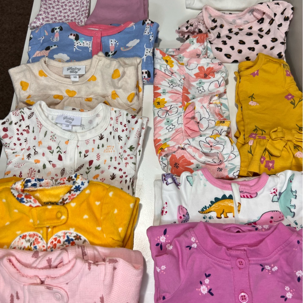 16 of New born baby girl bundle!